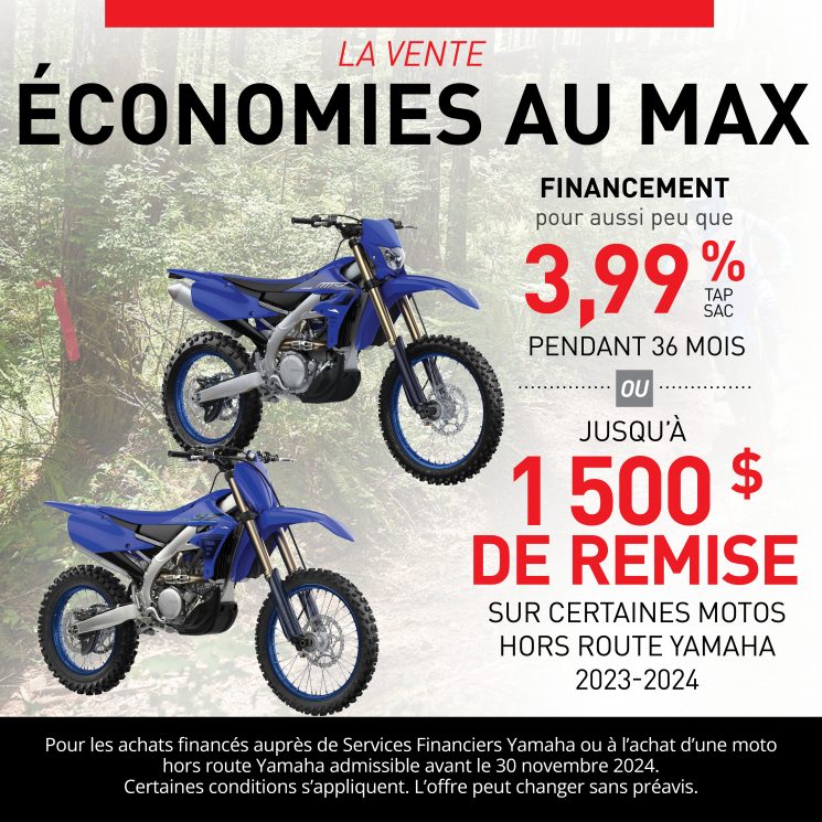 La vente « Économies au max »